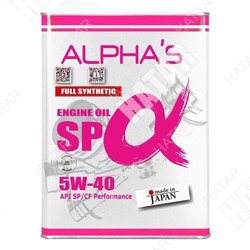 ALPHAS Alphas 5w40 sp/cf синтетика 4л 1/6