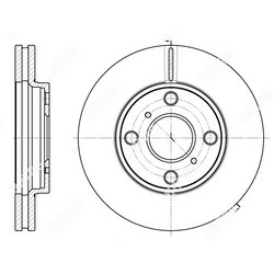 G-BRAKE Диск тормозной вентилируемый g-brake
