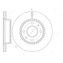 G-BRAKE Диск тормозной вентилируемый g-brake