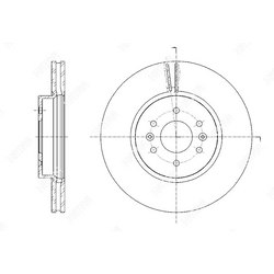 G-BRAKE Диск тормозной вентилируемый g-brake
