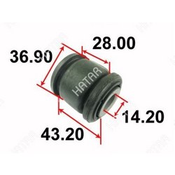 TENACITY Сайлентблок рычага резиновый tenacity 1063