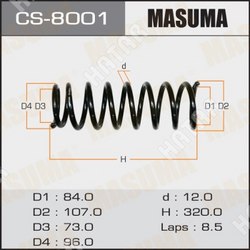 MASUMA Пружина подвески masuma rear escudo/ td01w