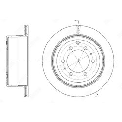 G-BRAKE Диск тормозной вентилируемый g-brake