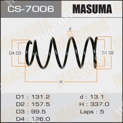 MASUMA Пружина подвески masuma rear forester/ sg5