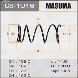 MASUMA Пружина подвески masuma front rav4/ aca21