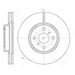 G-BRAKE Диск тормозной вентилируемый g-brake