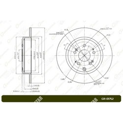 G-BRAKE Диск тормозной g-brake