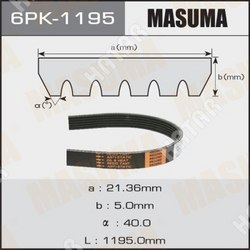 MASUMA Ремень ручейковый masuma
