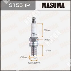 MASUMA Свеча зажигания masuma iridium+platinum ikr9j8