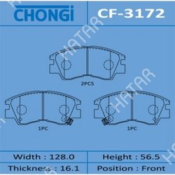 CHONGI Колодки дисковые chongi front 1/20
