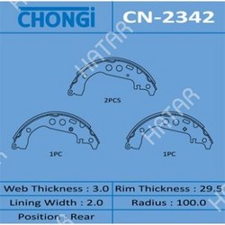 CHONGI Колодки барабанные chongi r-1079 1/16