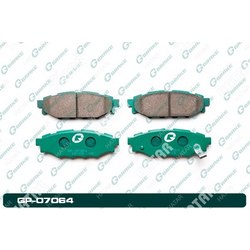G-BRAKE Тормозные колодки, комплект