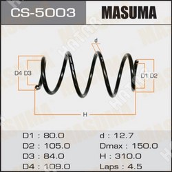 MASUMA Пружина подвески masuma front fit/ gd1