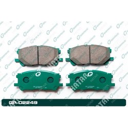 G-BRAKE Комплект тормозных колодок