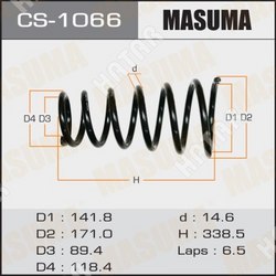 MASUMA Пружина подвески masuma rear highlander/ acu25l
