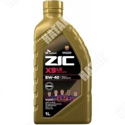 ZIC Zic x9 ls diesel 5w40 sn/cf, acea с3, dexos2 1л унив., полностью синт., cat, dpf 1/12