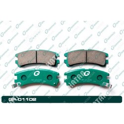 G-BRAKE Тормозные колодки, комплект