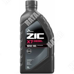 ZIC Zic x7 diesel 10w40 ci-4/sl acea e7, a3/b3, a3/b4 1л 1/12 синтетика для дизелей