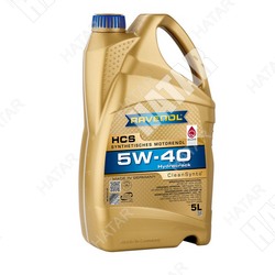 RAVENOL Масло моторное 5w-40 5л hcs синтетика