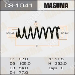 MASUMA Пружина подвески masuma rear premio/ zzt240