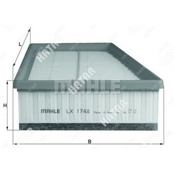 KNECHT-MAHLE Фильтр воздушный knecht