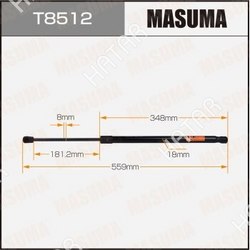 MASUMA Упор газовый багажника masuma, l=559mm 1/40