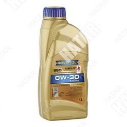 RAVENOL Масло моторное sso 0w-30 1л синтетика+пао