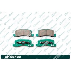G-BRAKE Тормозные колодки, комплект