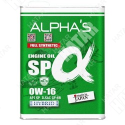 ALPHAS Alphas 0w16 sp/gf-6b бензин, синтетика 4л 1/6