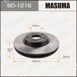 MASUMA Диск тормозной masuma front harrier/ acu1#, mcu1#, sxu1# уп.2