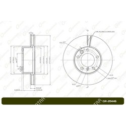 G-BRAKE Диск тормозной g-brake