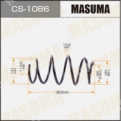 MASUMA Пружина подвески masuma front prius / zvw30, zvw35