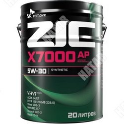 ZIC Zic x7000 5w30 ci-4/acea e7/e4 20л дизель, cинт., магистральные тягачи, грузовики, автобусы