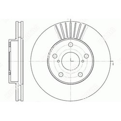 G-BRAKE Диск тормозной вентилируемый g-brake