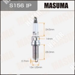 MASUMA Свеча зажигания masuma iridium+platinum