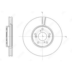G-BRAKE Диск тормозной вентилируемый g-brake