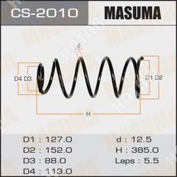 MASUMA Пружина подвески masuma front sunny/ b15