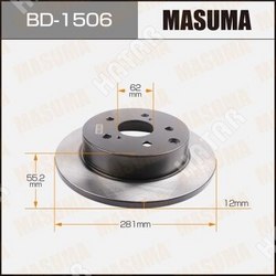 MASUMA Диск тормозной masuma rear rav4/ asa33l уп.2