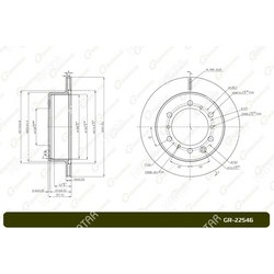 G-BRAKE Диск тормозной g-brake