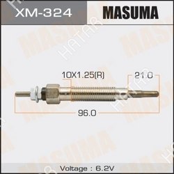 MASUMA Свеча накаливания masuma cp-06 /4d56  1/10/100