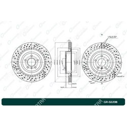 G-BRAKE Диск тормозной g-brake