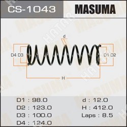MASUMA Пружина подвески masuma rear crown/ gs151