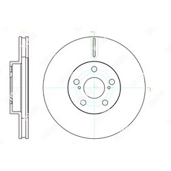 G-BRAKE Диск тормозной вентилируемый g-brake