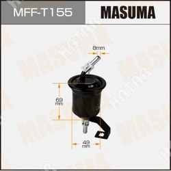 MASUMA Топливный фильтр masuma высокого давления land cruiser prado/ grj150l