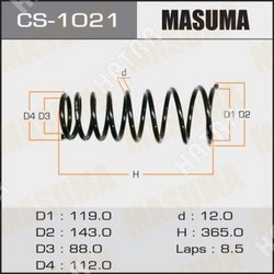 MASUMA Пружина подвески masuma rear caldina/ st195