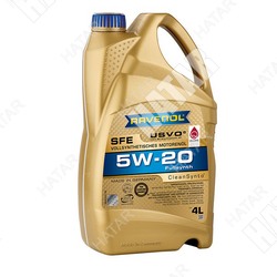 RAVENOL Масло моторное sfe 5w-20 4л синтетика+пао