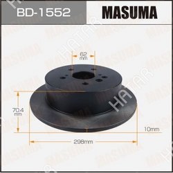 MASUMA Диск тормозной masuma, rear toyota venza agv10l, ggv15l уп.2
