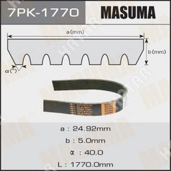 MASUMA Ремень ручейковый masuma