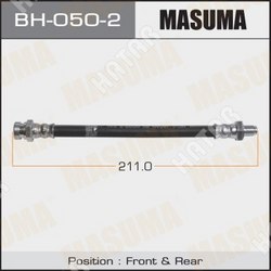 MASUMA Шланг тормозной masuma mmc- /front/ delica in, diamante, rvr out