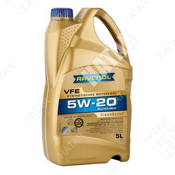 RAVENOL Масло моторное vfe 5w-20 5л синтетика